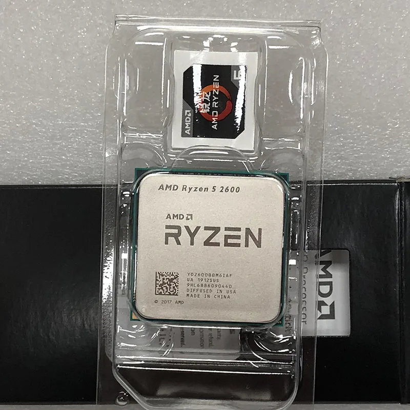 Процессор AMD Ryzen 5 2600 R5 3 4 ГГц шестиядерный двенадцатипроводный процессор Socket AM4 65