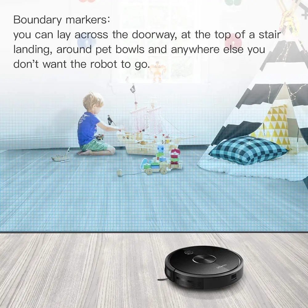 Ultenic D5S WiFi пылесос робот 3 в 1 Вакуумный с функцией вытирания 2200 ПА мощность