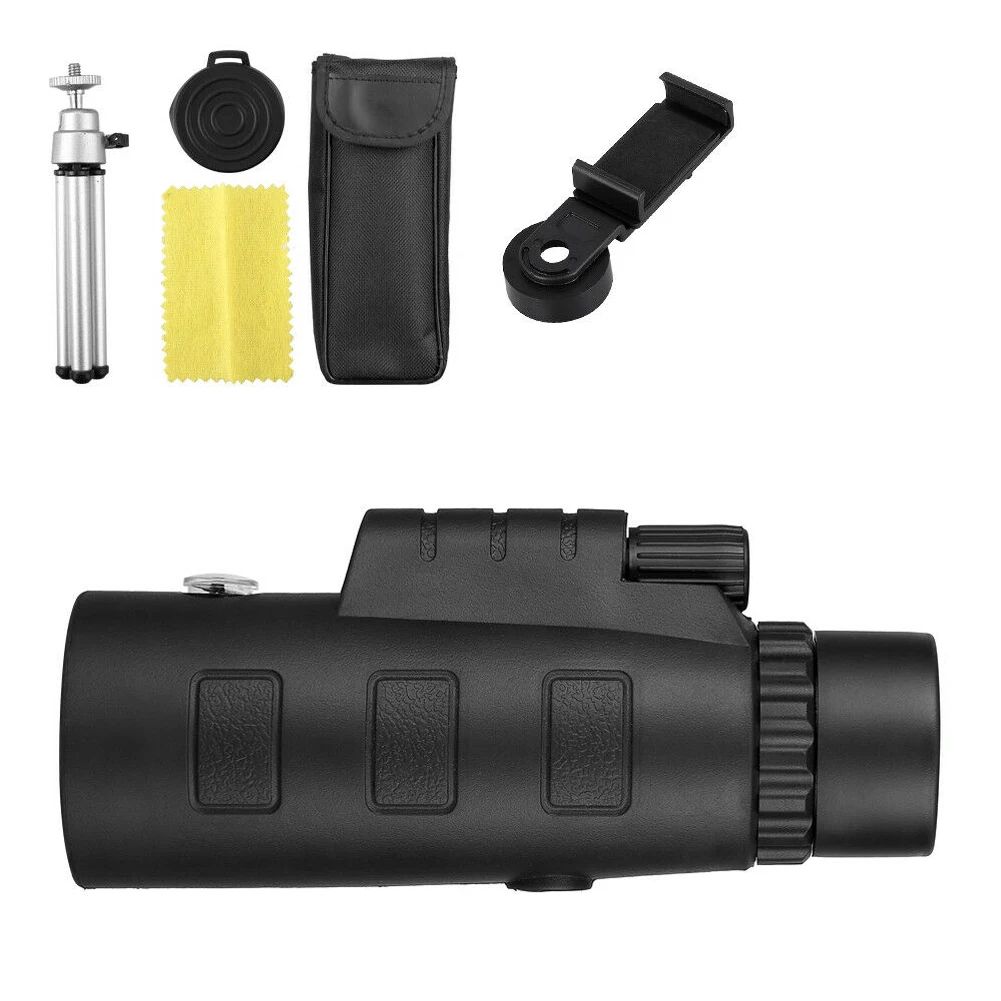 

50x60 Camping Monocular Telescope HD Optical With Tripod Phone Photographing Night Vision Day Hiking Concert Adjustable Outdoor