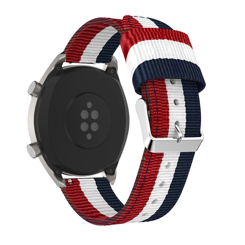Ремешок нейлоновый для Huawei Watch GT 2E/GT/GT2 46 мм/GT Active /Honor Magic сменный брезентовый