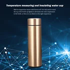 Умная изоляционная бутылка для воды объемом 500 мл, интеллектуальная Двухуровневая Вакуумная чашка для воды с цифровым дисплеем температуры, портативная бутылка для воды