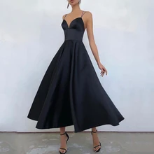 Boné manga profunda decote em v vestidos de noite para festa de jantar até o chão 2022 preto/champanhe vestido de festa formal vestido de noite Robe De Soirée Femme Vestido De Noiva вечернее платье Robe De Soirée Femme (2)