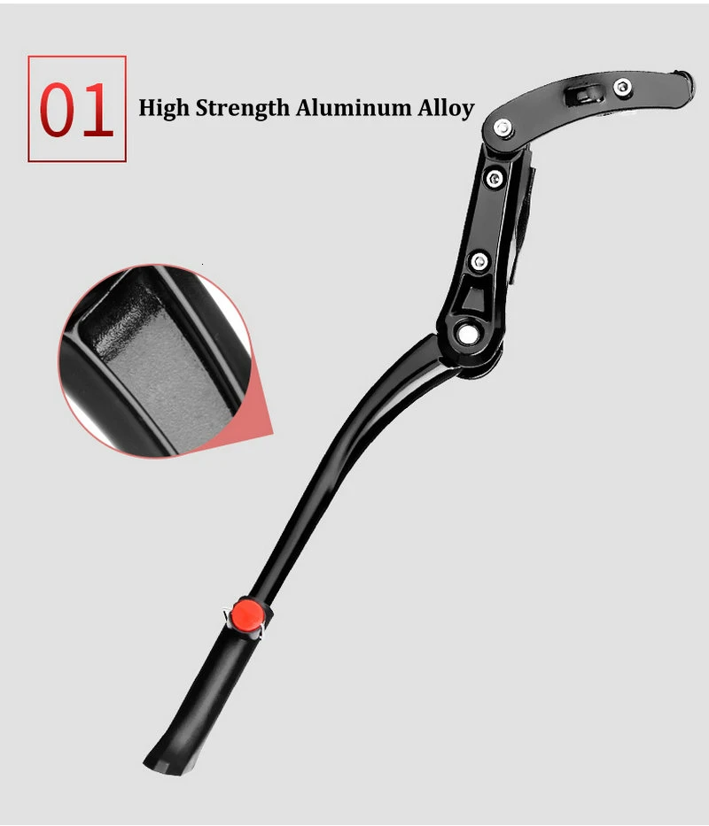 2" 27,5" 2" MTB велосипедная подножка, парковочные стойки для горного велосипеда, Подножка для шоссейного велосипеда, боковая опора, регулируемая подножка