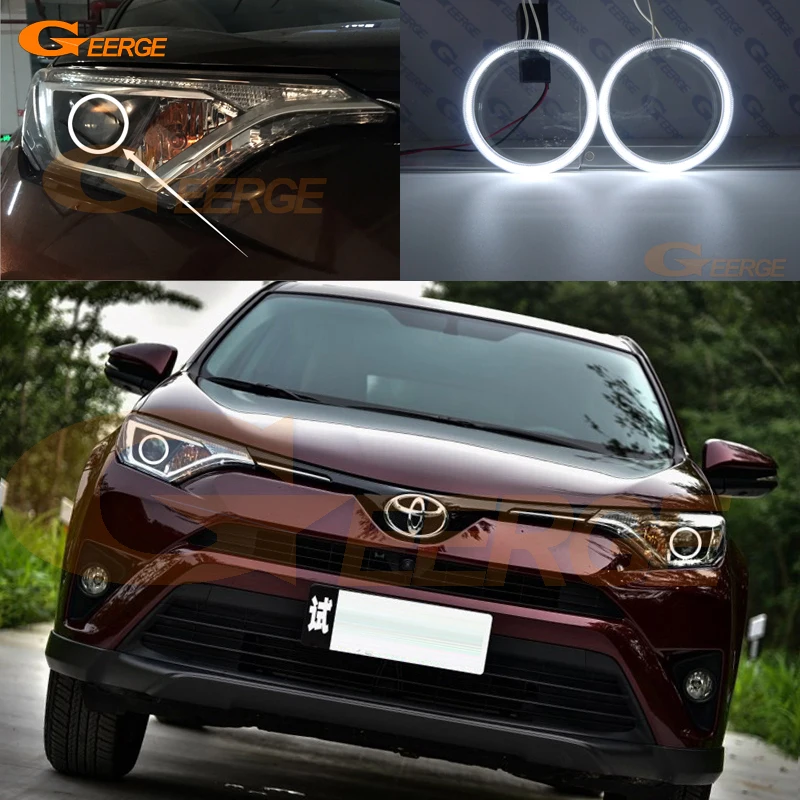 Для toyota RAV 4 RAV4 IV facelift 2016 2017 2018 отличный ультра яркий CCFL ангельские глазки Halo кольца