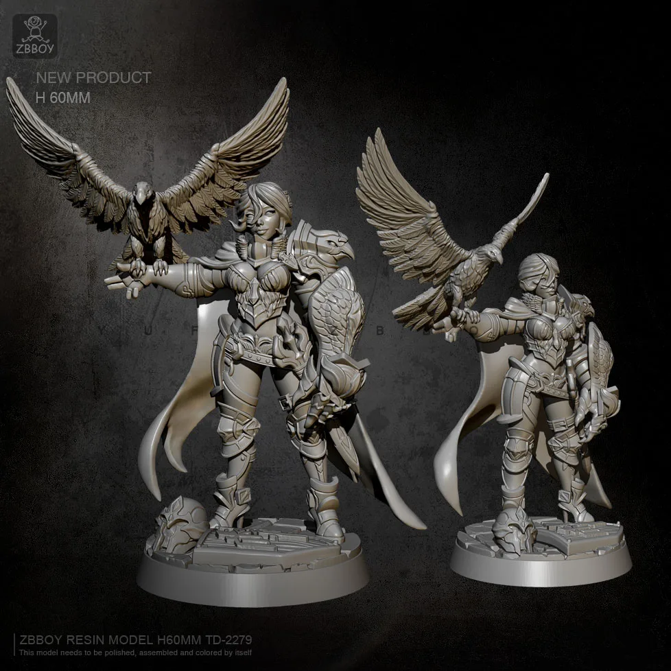 

55mm Resin model kits figure colorless and self-assembled TD-2279