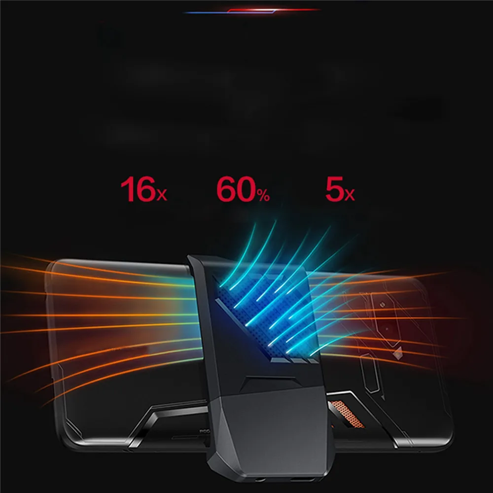 Для Asus ROG 2, держатель охлаждающего вентилятора для мобильного телефона, док-адаптер, внешний радиатор, игра, анти-нагрев, подставка для крепления вентилятора для Asus ROG 2
