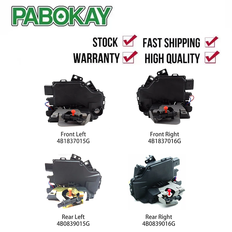 

AP01 Front Rear Left Right Side Door Lock Aactuator For Audi A6 4B C5 1998-2005 4B1837015G 4B1837016G 4B0839015G 4B0839016G