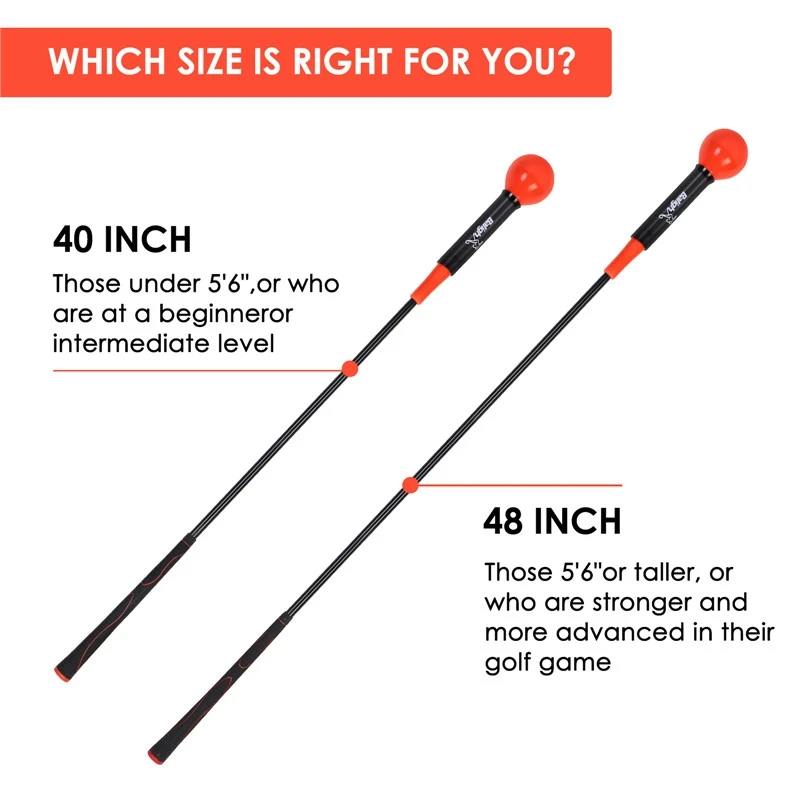 

Balight Golf Swing Trainer Aid and Correction for Strength Grip Tempo & Flexibility Training Suit for Indoor Practice Chipping H