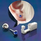 316 нержавеющая сталь одноразовые безболезненные ушные пирсинг устройства, не вызывает аллергию, Инструмент Для Пирсинга Ушей Серьги-гвоздики ювелирное изделие