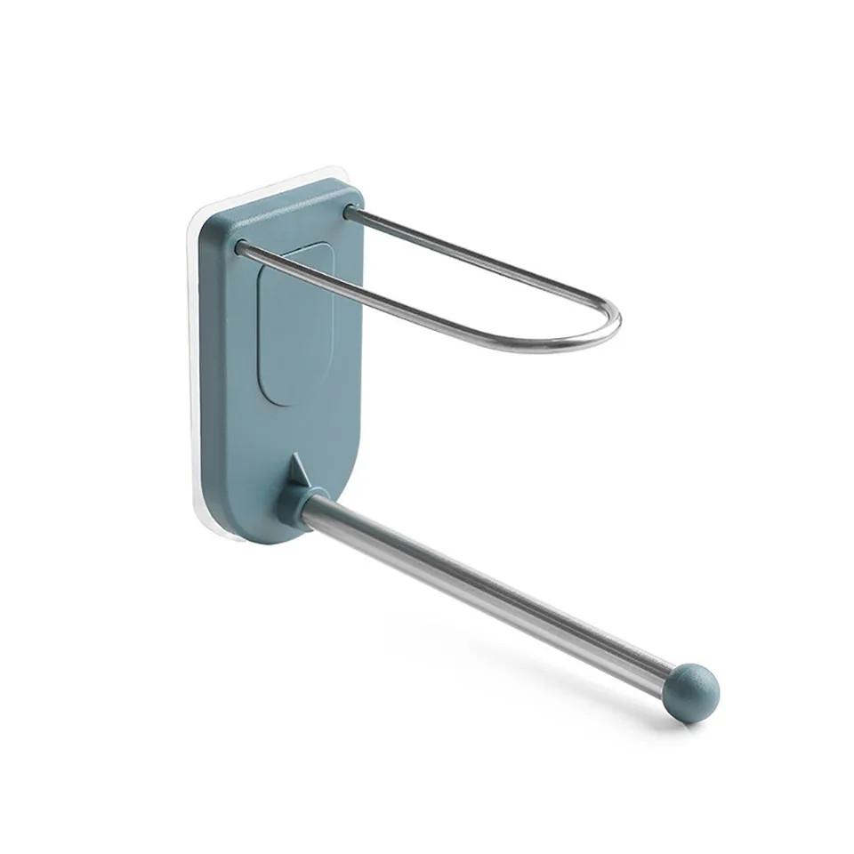 

Multi-function Hanger Storage Shelf Kitchen Bathroom Towel Holder Hanger Organizer Rack Wall Home Storage Rack