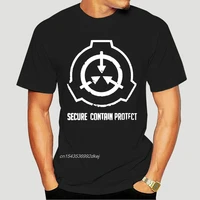 men tshirt scp secure contain protect unisex t shirt printed t shirt tees top 2699a