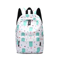 3pcslot geometric pattern travel backpack for teenager girls waterproof schoolbag