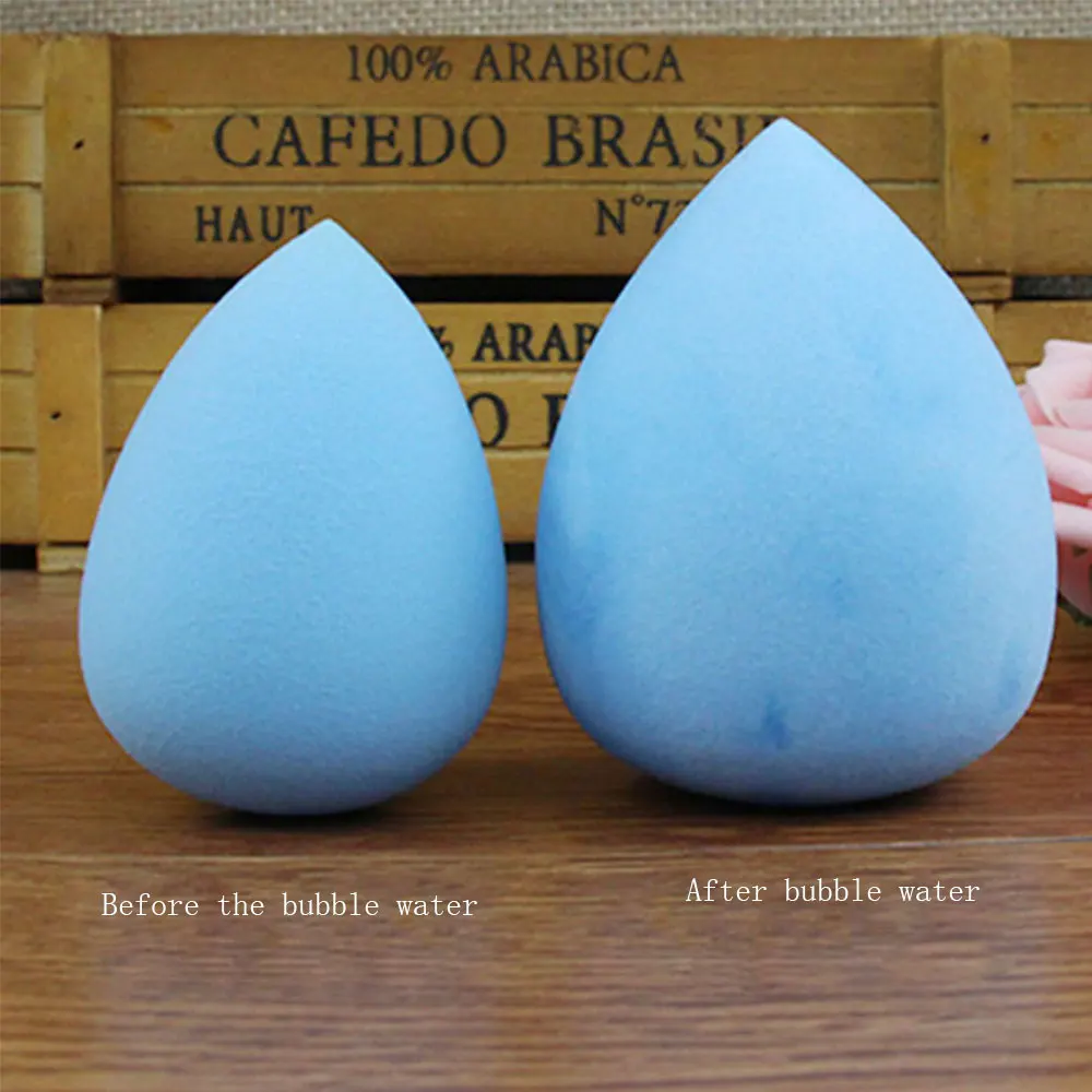 Красота Макияж яйцо Тыква спонж для нанесения пудры слоеные капли воды хлопок