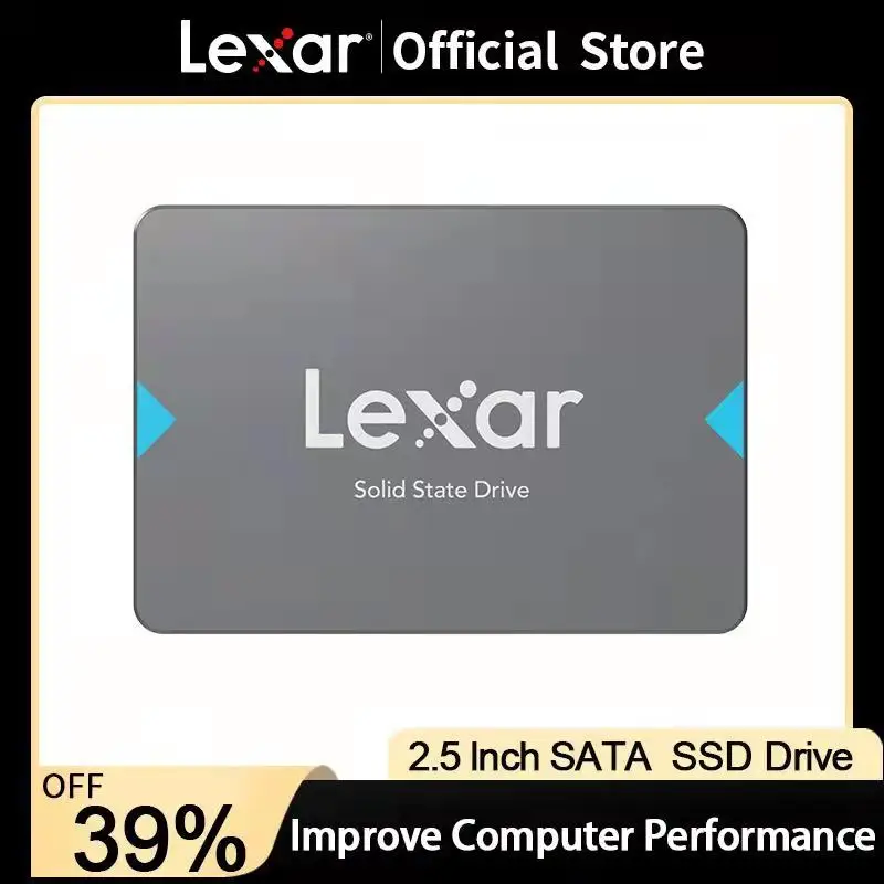 

SSD-накопитель Lexar NQ100, SATAIII SATA, 240/480/960 ГБ, 2,5 дюйма