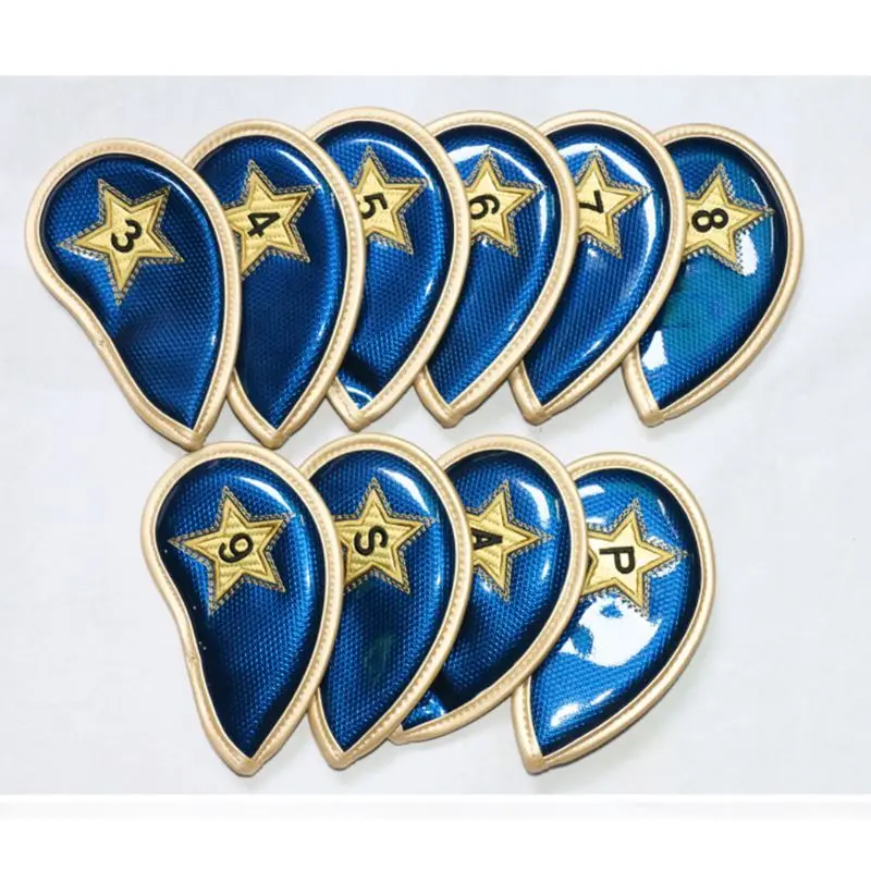 10 шт./компл. универсальная крышка для головы гольф клуба зеркальная