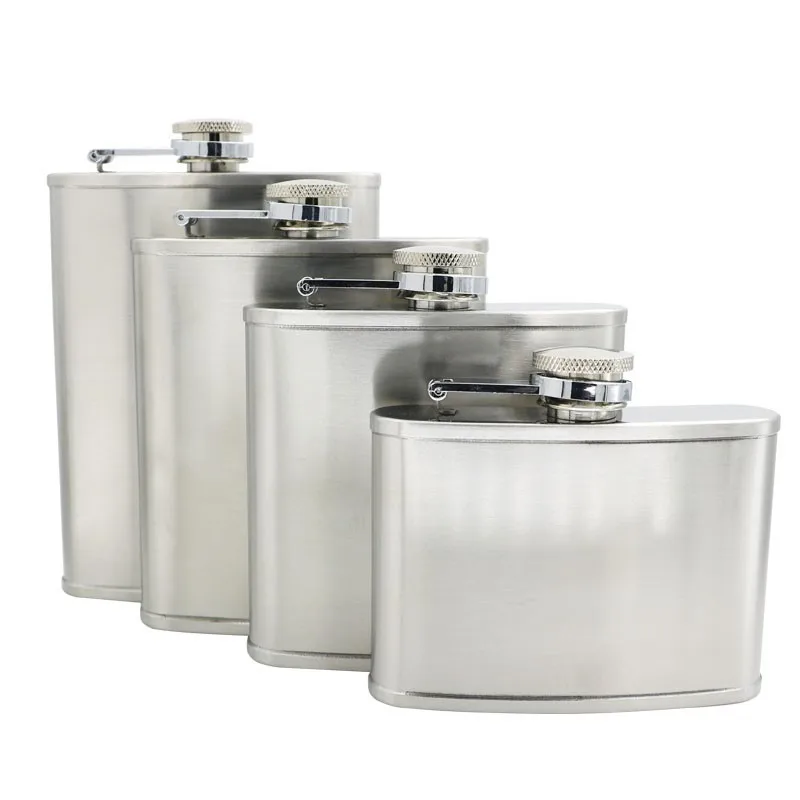4/5/6/7/8oz Stainless Steel Portable Hip Flask Wine Drinkware Whiskey Liquor Bottle With Funnel For Gift | Дом и сад