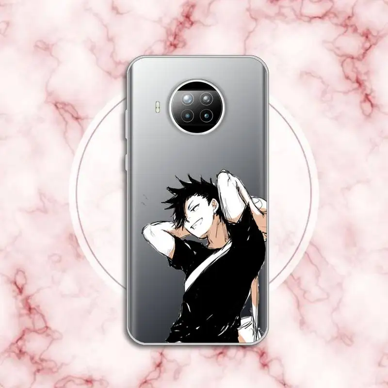 

Kuroo Tetsuro haikyuu hot anime manga Phone Case Transparent for Xiaomi Redmi note 10 t 8 9 pro lite 11