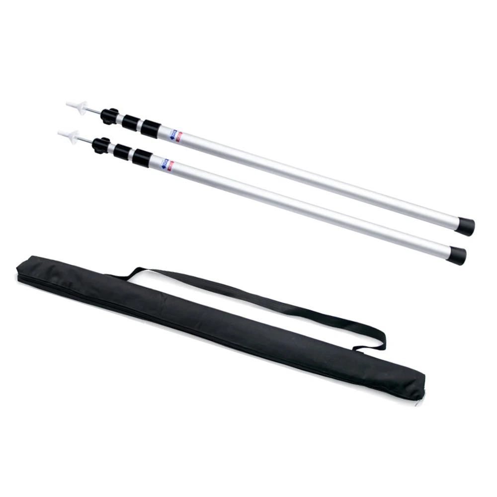 

Thicken Aluminum Alloy Tent Pole Adjustable Tent Support Rods Beach Shelter Tarp Awning Pole Replacement Poles Accessories