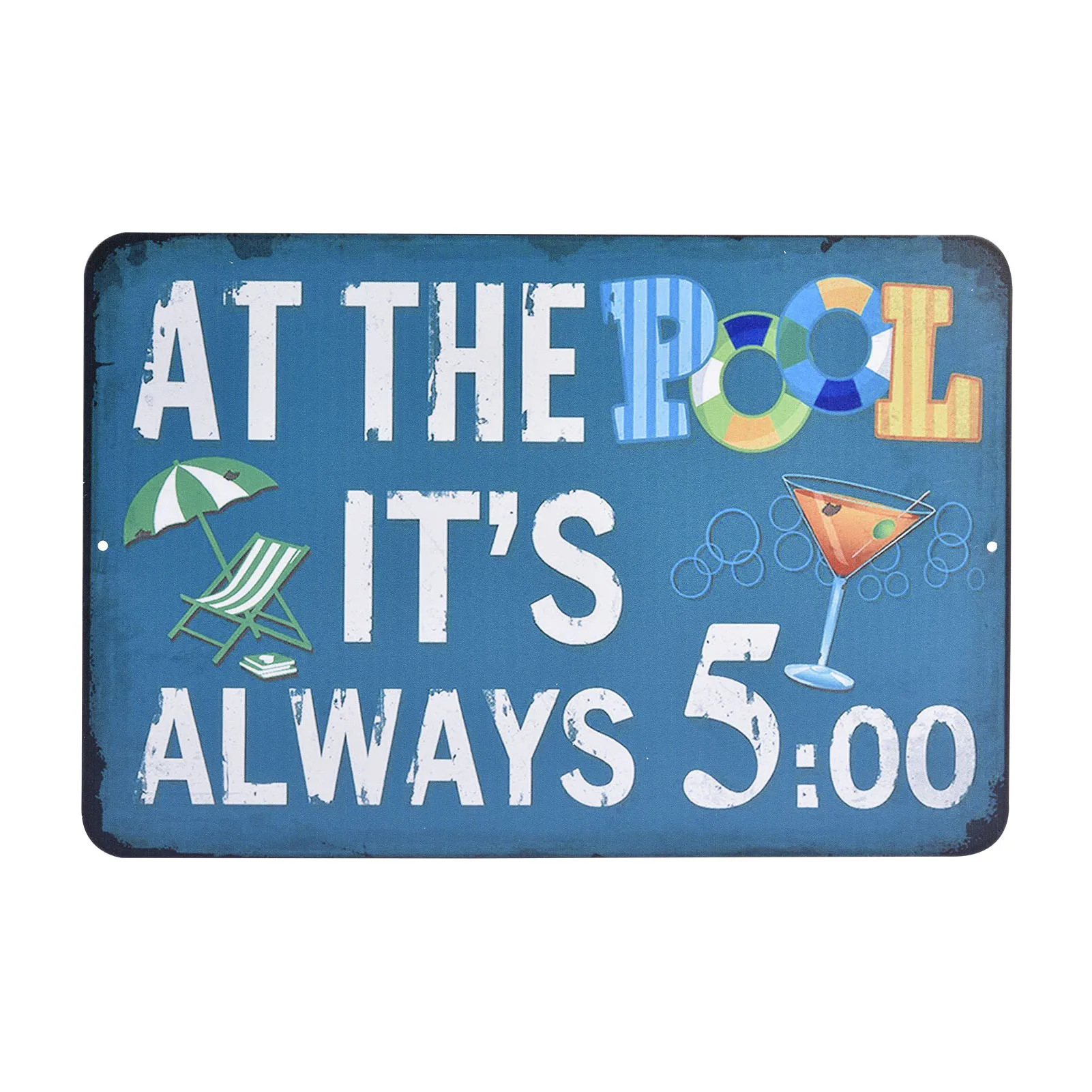 

Swimming Pool Sign Plaque Metal Vintage Summer Metal Wall Sign Beach Decor For Beach Bar Beach House Seaside Warning Rules Plate