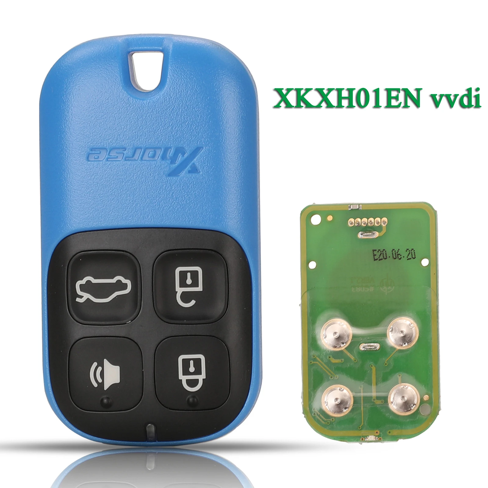 

jingyuqin 4 Buttons XKXH01EN vvdi Remote Smart Car Key For VVDI Xhorse Fob Universal Control Key
