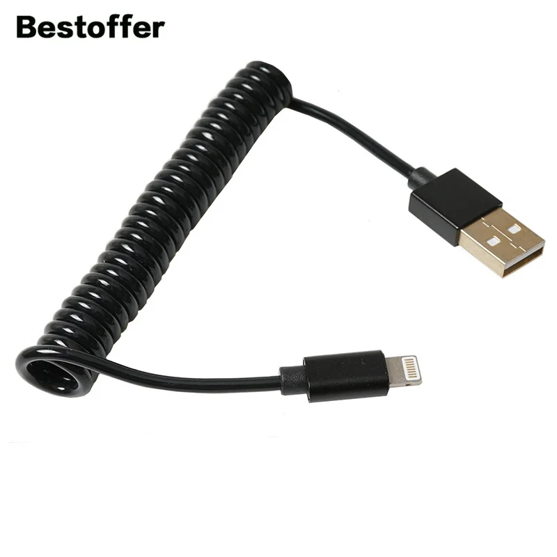 USB 2 0 A папа для iPhone 8P Мужской весенний зарядный кабель передачи данных |