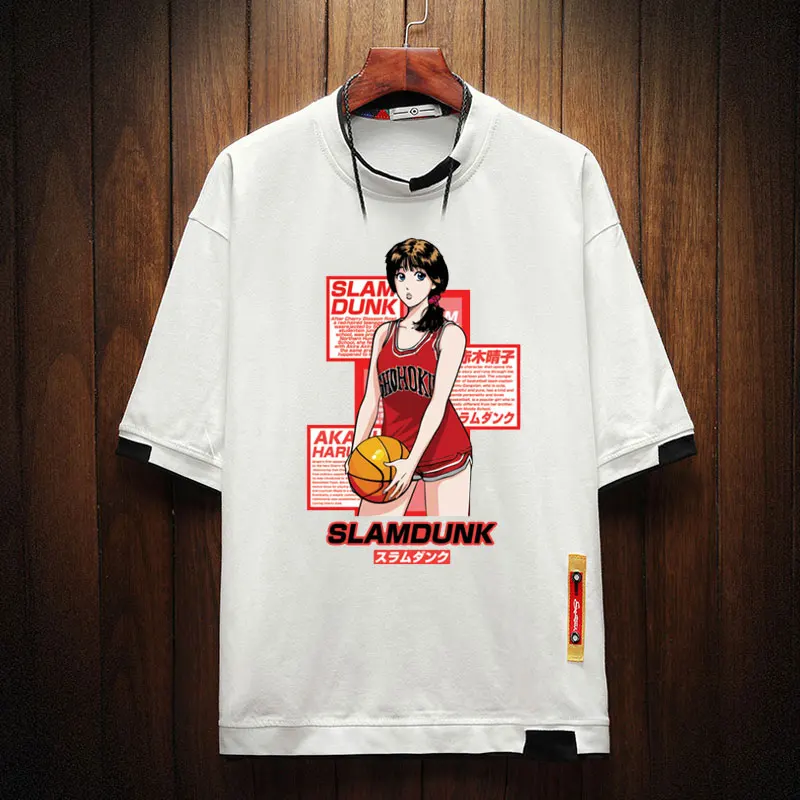

Anyang store 3D slam dunk T-shirt men's summer short-sleeved basketball anime surrounding couple clothes