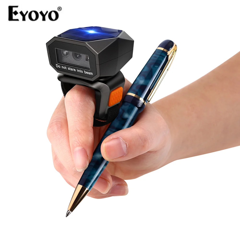 Портативный мини сканер штрих кода Eyoyo EY 016 2D USB проводной 2 4G Bluetooth|Сканеры| |