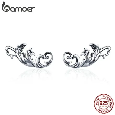 Серебряные серьги-гвоздики BAMOER  SCE580
