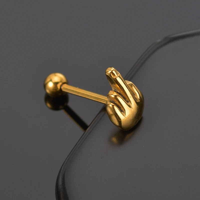 Черные серьги из нержавеющей стали в стиле панк для женщин и детей ювелирные