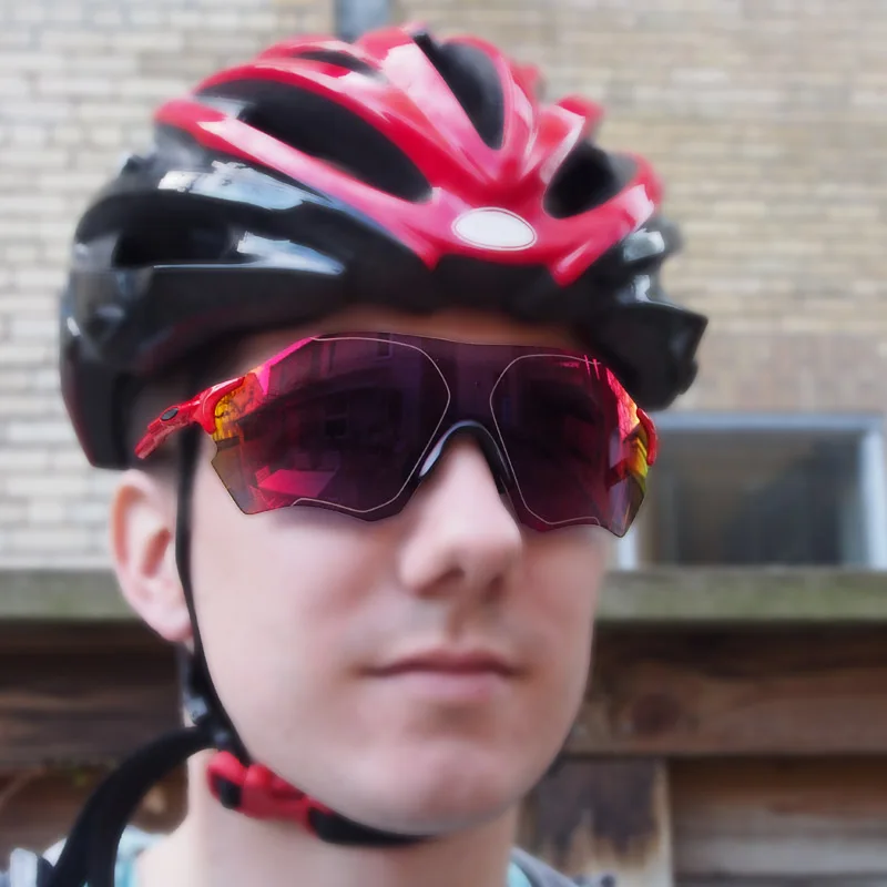 EV поляризованные велосипедные очки регулируемые с 3 линзами для шоссейного