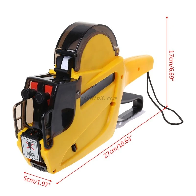 

MX-6602 10 Digits 2 Lines Price Tag Marker Pricing Gun Price Labeller For Supermarket Retail Store