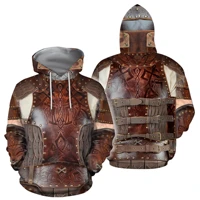 viking armor 3d printed unisex shirts sweatshirt zipper hoodies women for men pullover streetwear cosplay costumes