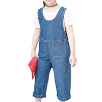 kids baby romper for girl casual denim jumpsuit toddler girls clothing suspender long pants children overalls jeans outfits