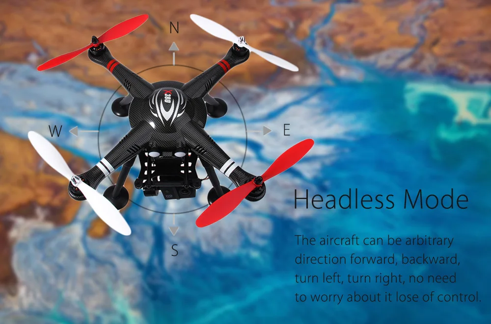 WLtoys XK X380-C 2,4 GHz 4CH gps 5,8G FPV RC Безголовый режим топ-уровня конфигурации Квадрокоптер RTF RC вертолет