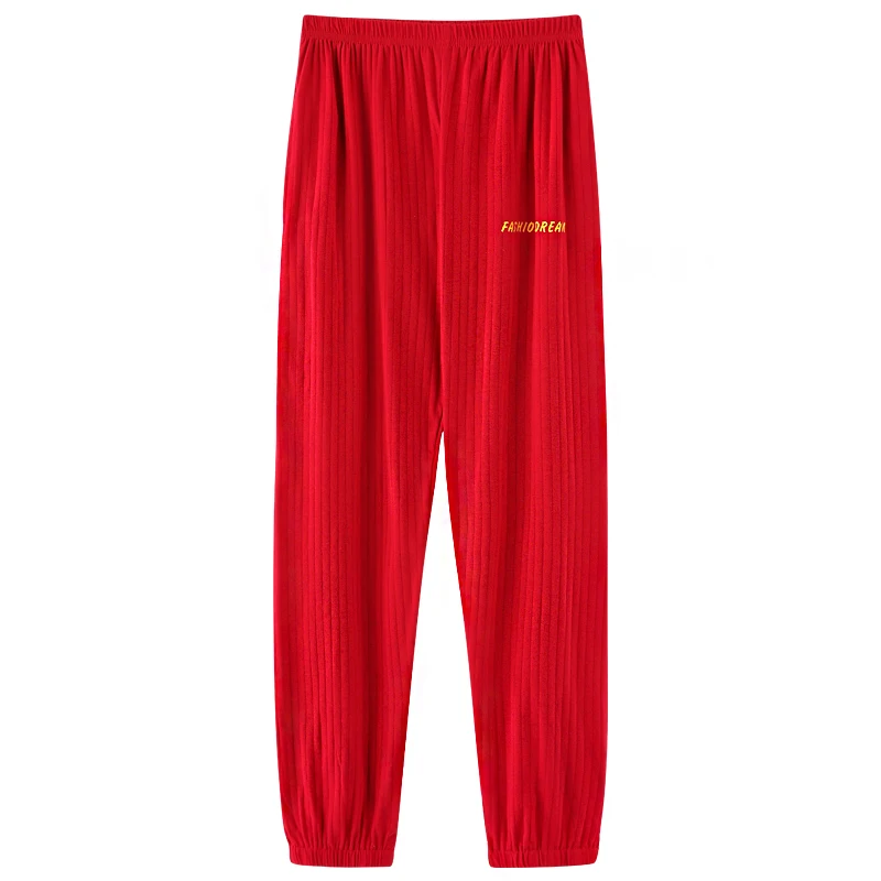 BZEL пижамы для мужчин штаны оверсайз Хлопковая пижама Мужская свободная одежда