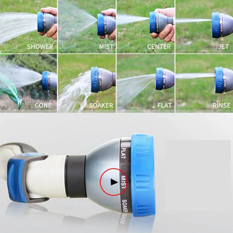 

Garden Hose Nozzle for Garden Hose Nozzle for Patio Car Wash Cleaning Tools for Garden Sprayer for Watering Plants Lawn
