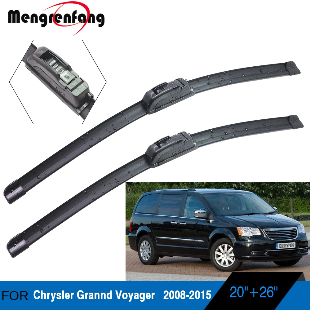 2 щетки стеклоочистителя переднего лобового стекла для Chrysler Grannd Voyager 2008-2015 |