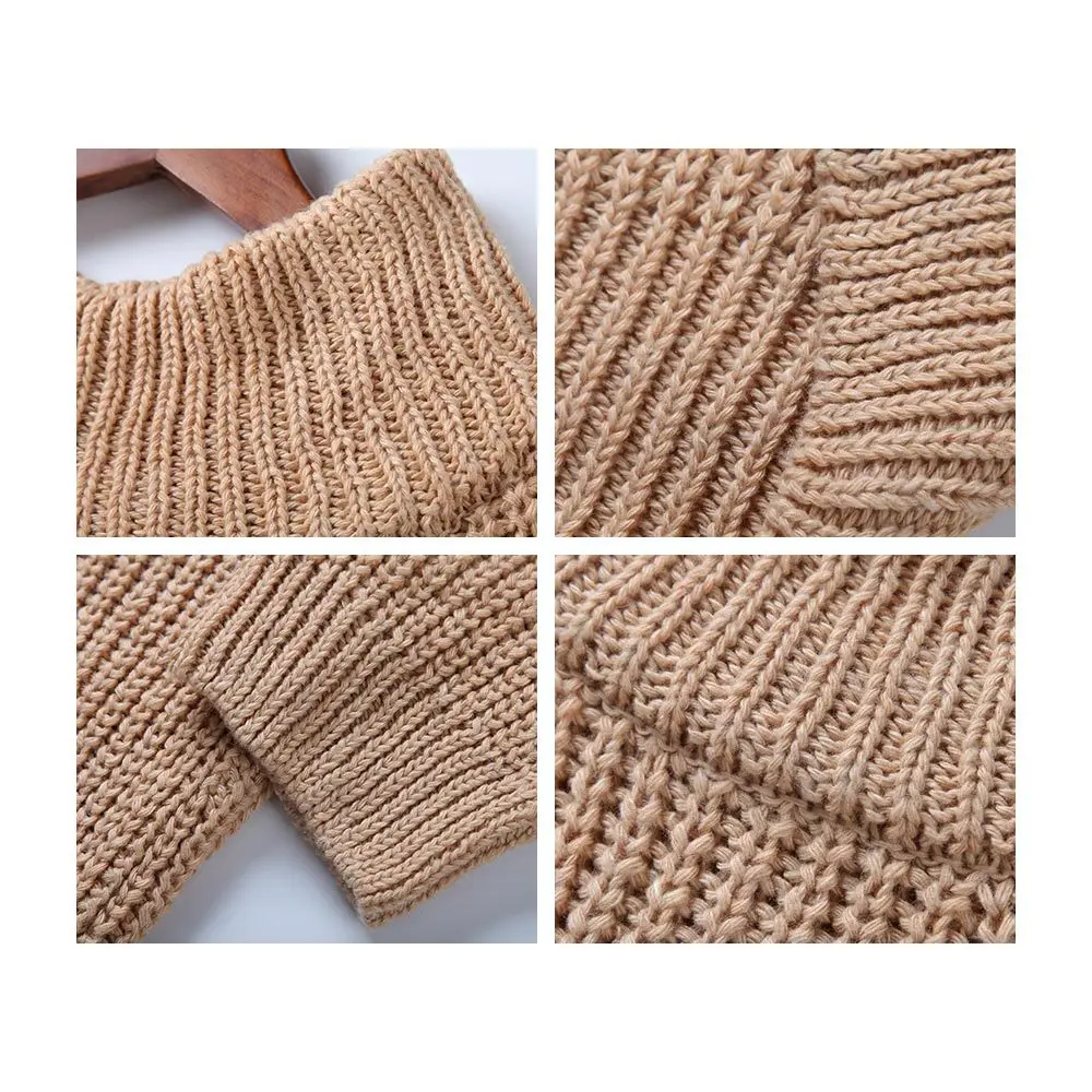 Женский вязаный свитер с рукавами-фонариками и открытыми плечами | Женская