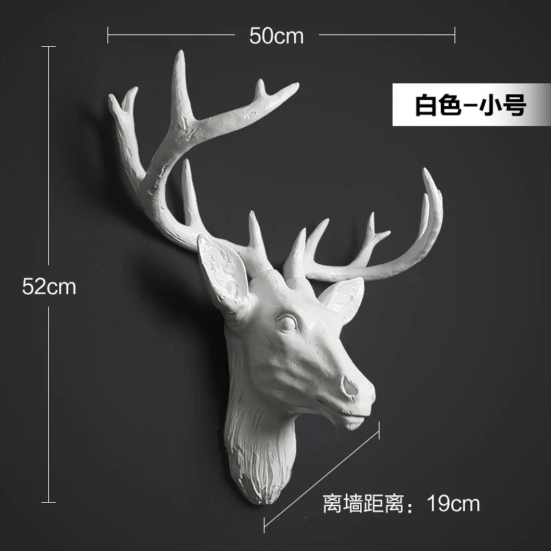 Настенные украшения с изображением головы животного оленя настенный фон