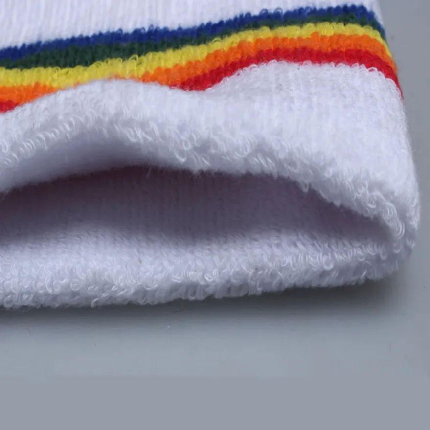

1PC Colorful Cotton Wristband Unisex Sweatband Wrist Protector Gym Volleyball Running Sport Safety Wrist Support Sweat Band