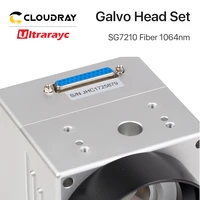 Cloudray 1064nm Fiber Laser Scanning Galvo Head SG7210 SG7210R WIth Red Pointer 0-100W Input Aperture 10mm for Fiber Marking
