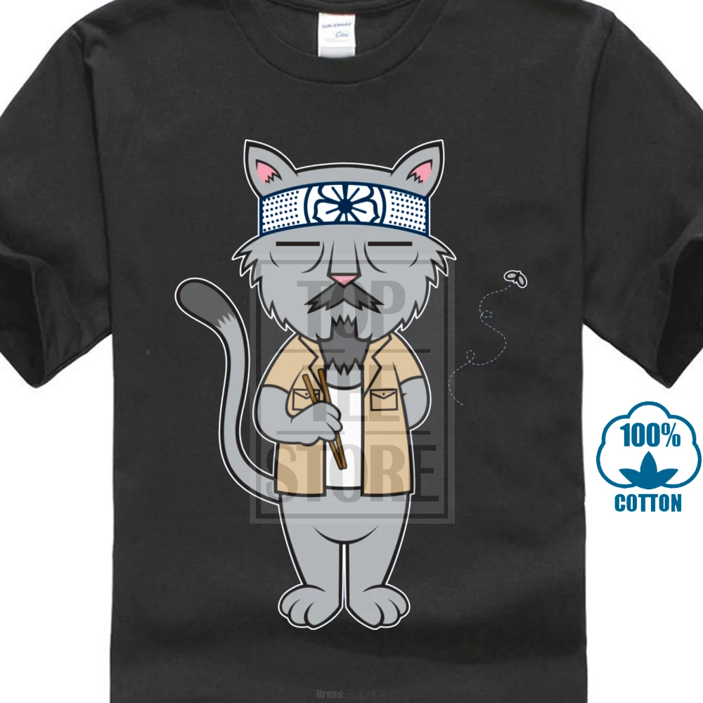 Мужская футболка с надписью Mr Meowgi Cat для тхэквондо Высококачественная животными