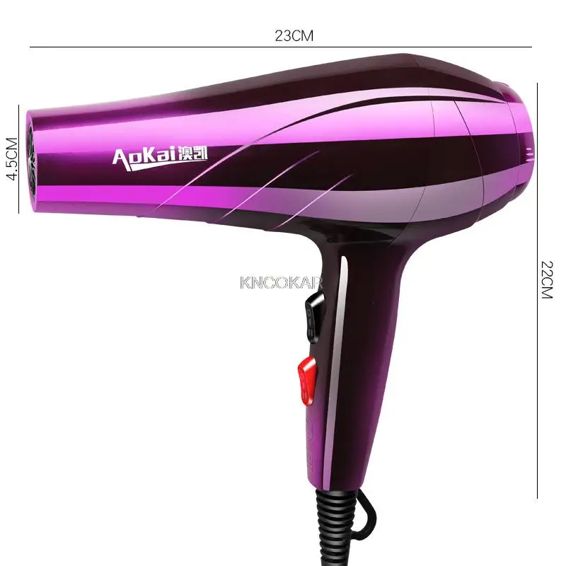 Professional 220V 1000W Powerful Hairdryer Fast Styling Blower Hot And Cold Adjustment Air Dryer CN plug enlarge