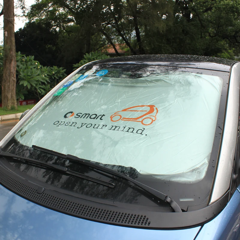 Солнцезащитный козырек на лобовое стекло для Smart Fortwo Forfour 453 451 450 Crossblade Roadster City Cabrio