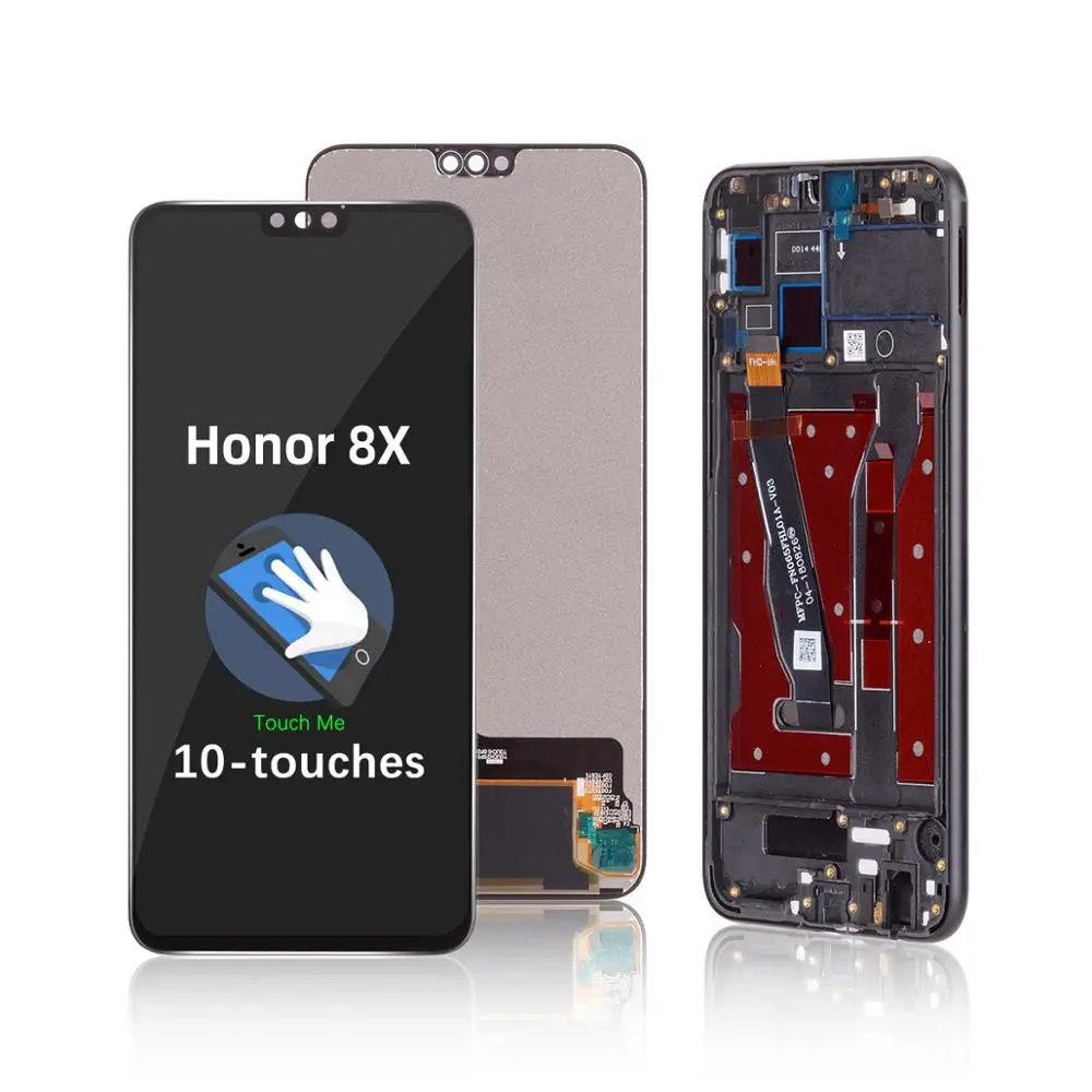 10 касаний 6 5 &quotОригинальный дисплей для huawei Honor 8X ЖК сенсорный экран с рамкой