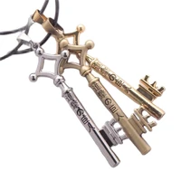 attack on titan necklace key no pendant fashion vintage retro anime jewelry for men cosplay wholesale