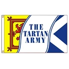 Шотландская армия Флаг Шотландии 150x90см баннер 3x5FT 100D полиэстер латунные люверсы пользовательский флаг