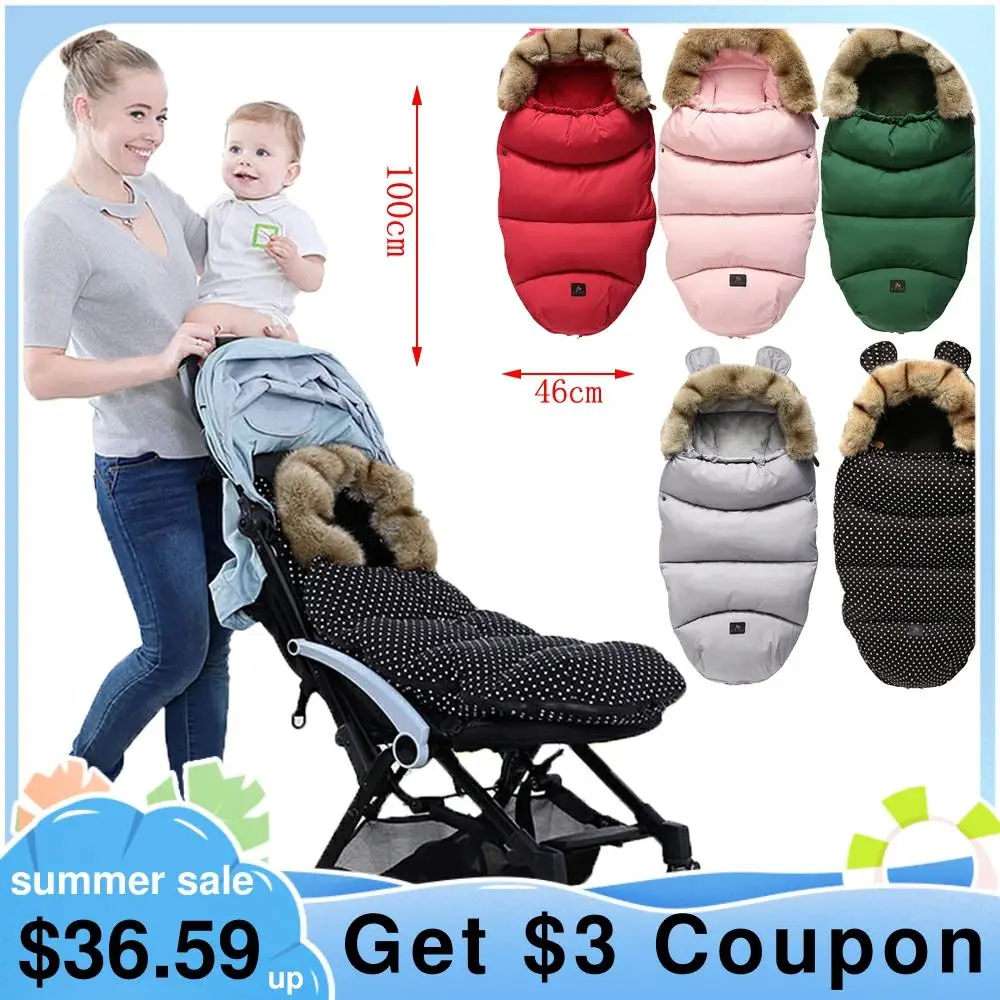 Детские спальные мешки для детских колясок конверты ног ветровое стекло зимний