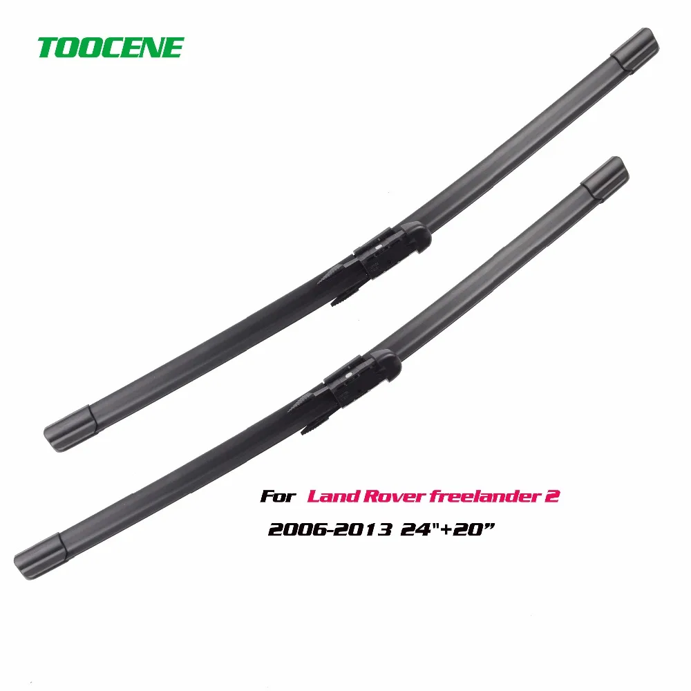 Товар: Щетка стеклоочистителя Toocene для Land Rover Freelander L359 2007-2013, пара 24" + 20", переднее окно, лобовое стекло, автомобильные аксессуары.