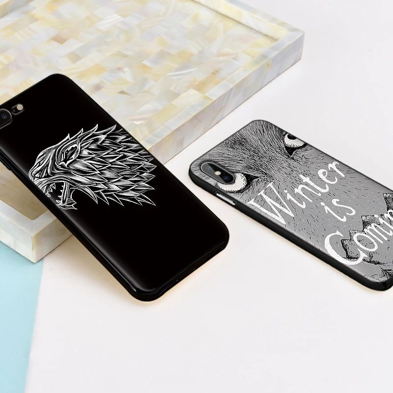 Мягкий ТПУ чехол Thrones House Stark для Apple IPhone X XR XS MAX 5 5S 5C SE 6 S 7 8 Plus ipod touch силиконовый |